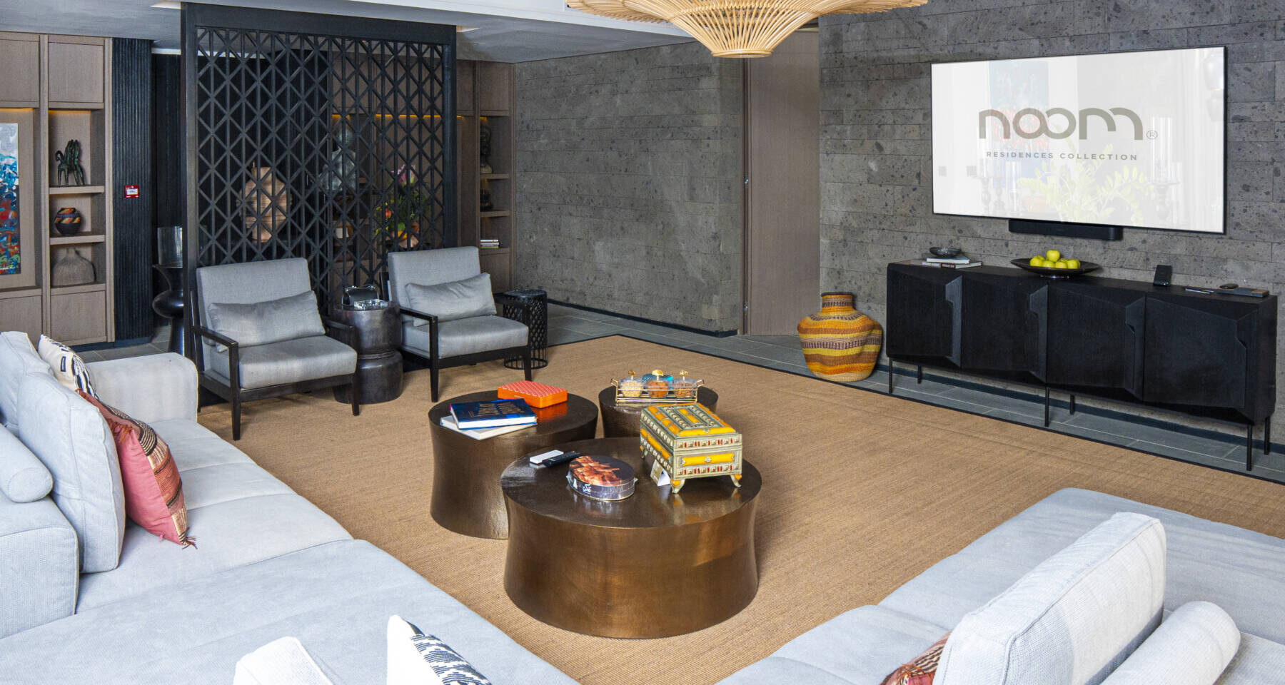 ::eng Living room Noom Dakar Residences Collection living room / ::fr Salon Résidences Collection du Noom Dakar